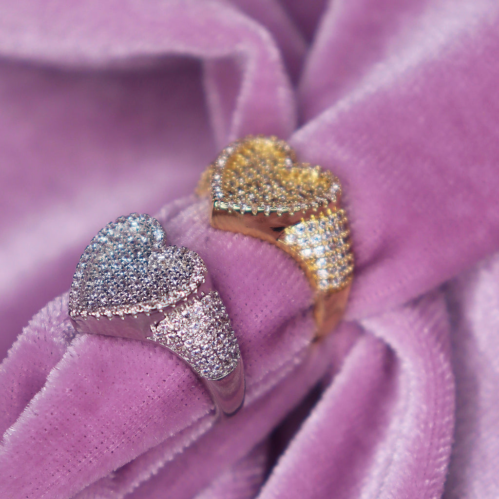 Heart of Diamonds Ring