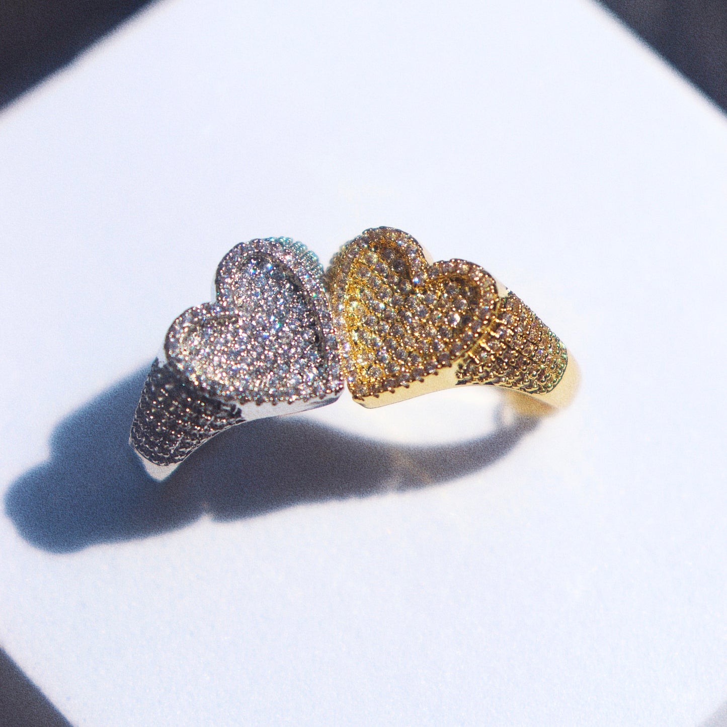 Heart of Diamonds Ring