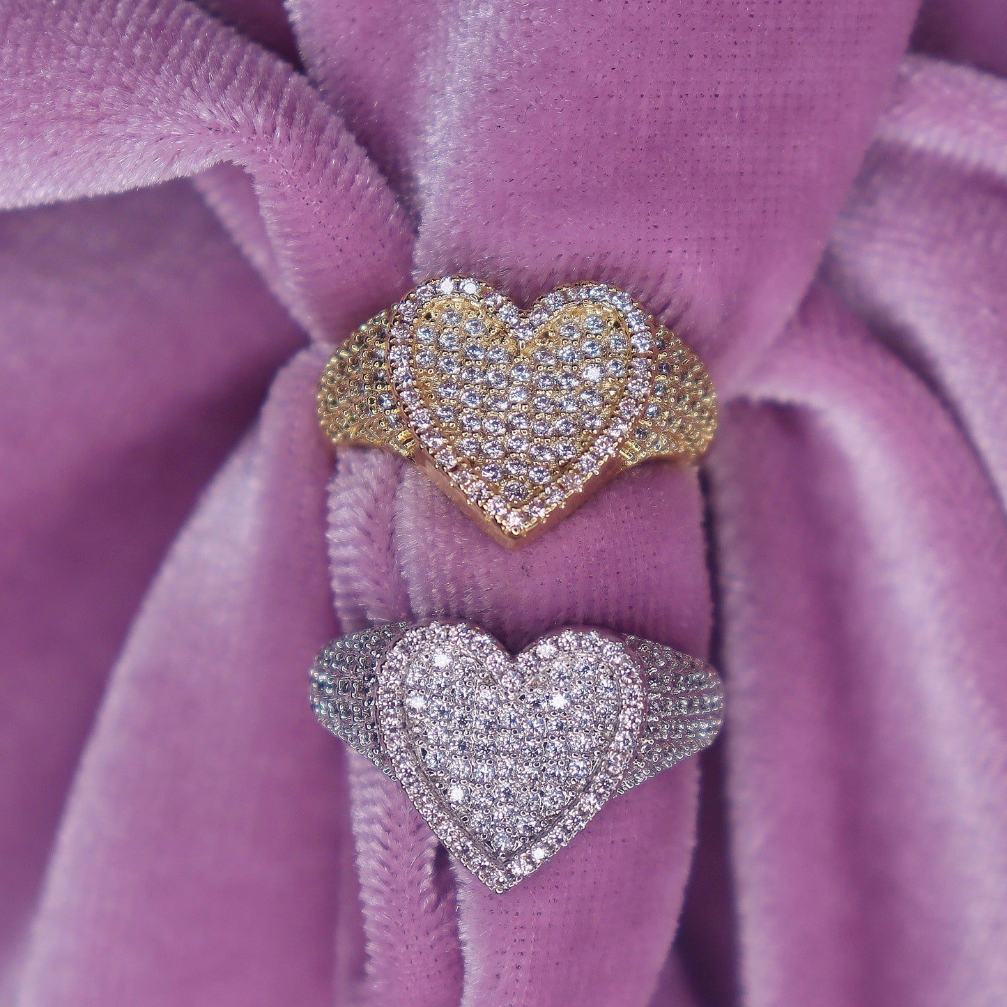 Heart of Diamonds Ring